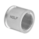 Муфта никелированная NOLF NFC.C10-N-1" (NF3074) NF3074 фото 1