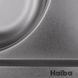 Мийка кухонна HAIBA 80x49 DOUBLE (satin) (HB0652) HB0652 фото 2