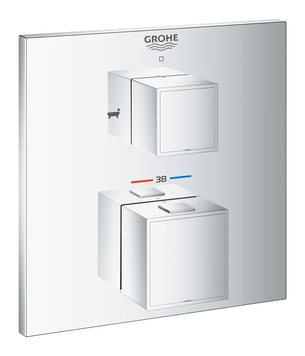 купити Термостат прихованого монтажу на 2 споживача Grohe Grohtherm Cube (24155000) фото