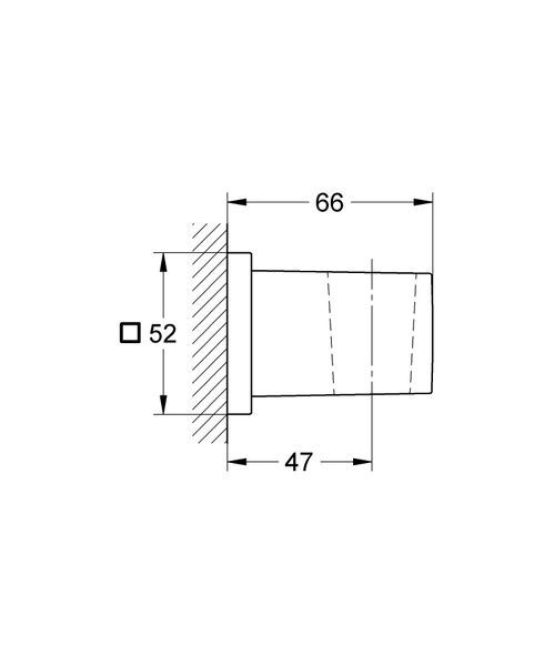купить Настінний тримач для ручного душу Grohe Euphoria Cube (27693000) фото