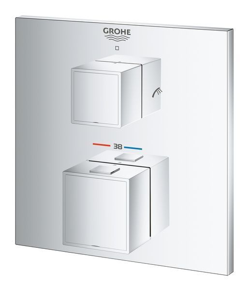 купити Термостат прихованого монтажу на 2 споживача Grohe Grohtherm Cube (24155000) фото