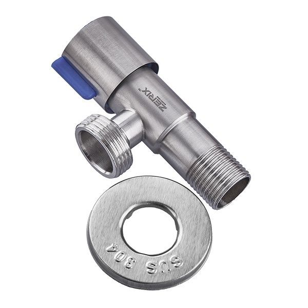 купити Кран для підключ. сантехприл. Zerix VAL-03-1/2x3/4 з нерж. ст.SUS304 (ZX4799) фото