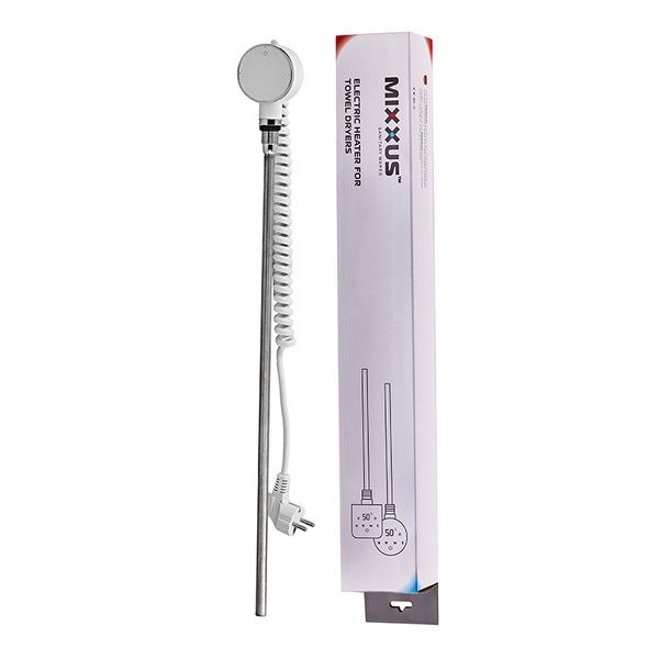 купити Електричний ТЕН MIXXUS TEH-0106 WHITE для сушарок рушників 600W (Колір білий) (MI6626) фото