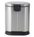 Відро для сміття з плавним закриттям овальне MIXXUS PREMIUM STRONG-TC0120 SS COLOR 20л (колір нержавійка) (MI7081) MI7081 фото 3
