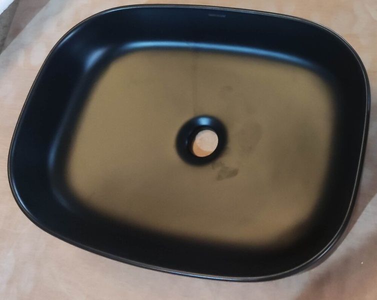 купить Раковина накладна MIXXUS PREMIUM BEVEL-0103 BLACK 510х370х120mm (MP6520) фото