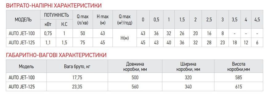 купити Насосна станція Koer auto JET-100 (з пятерником) (KP2668) фото