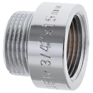 купить Подовжувач 3/4" -15мм (хром) Koer KF.E08-15.CHR (KF0105) фото