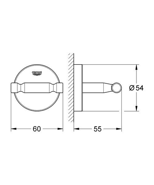 купить Крючок для халата Grohe Bau Cosmopolitan Neutral (40461001) фото