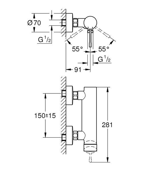 купити Змішувач для душу Grohe Essence New (33636001) фото