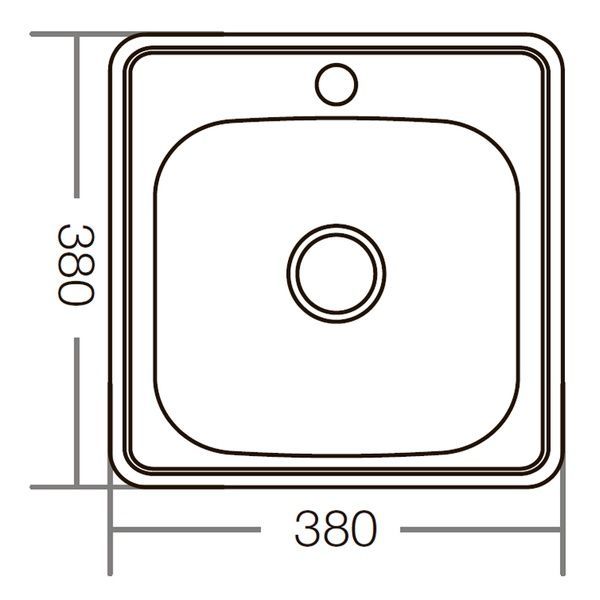 купить Мойка Zerix Z3838-06-160MD (micro decor) (ZM5574) фото