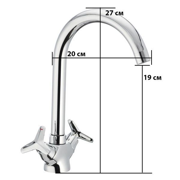 купити Кухонний змішувач Mixxus Premium Vesta 275 (MI0612) фото