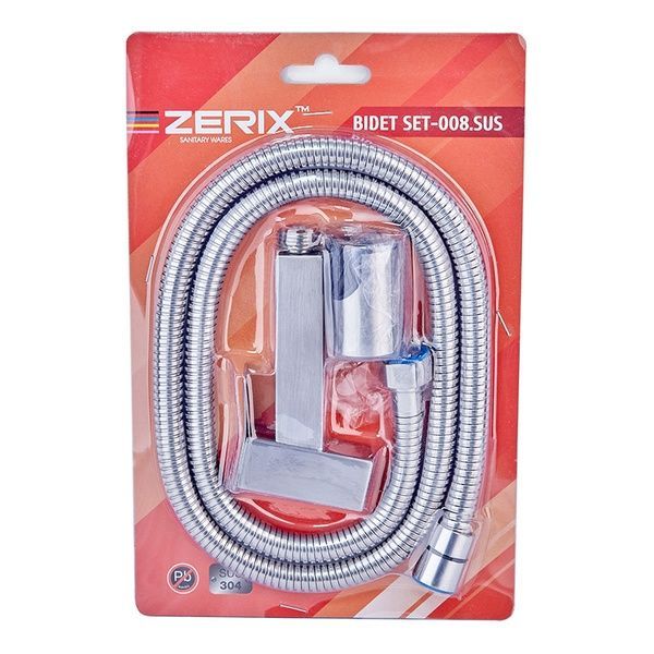 купити Набір для душу гігієнічного Zerix Bidet SET-008.SUS (нерж. сталь) (ZX4975) фото