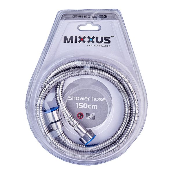 Шланг для душу Mixxus Shower hose-SUS-150cm з нерж. сталі SUS304 (MI6053) MI6053 фото