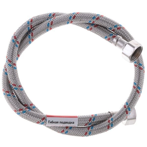 купить Гибкий шланг для подключения воды гайка 1/2'' - гайка 1/2'' (80 см) Zerix (ZX1553) фото