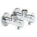 Кран кульовий для підключення сантехприладів Sanlux ST-301 - 1/2"x1/2" (SL2926) SL2926 фото 1