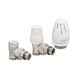 Комплект для підключення радіатора Koer SET-14 - 1/2"x3/4" (кутовий) з термоголовкою ЗЗ (KR3178) KR3178 фото 1