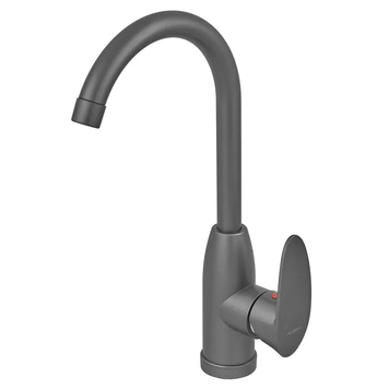 купить Змішувач для кухні PLAMIX CEZAR-011-B SET GRAPHITE (з підведенням) (Колір графіт) (PM0695) фото