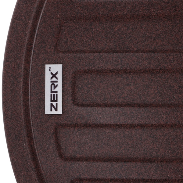 Мийка кухонна ZERIX ZS-7750R-12 Коричнева (ZX4560) ZX4560 фото