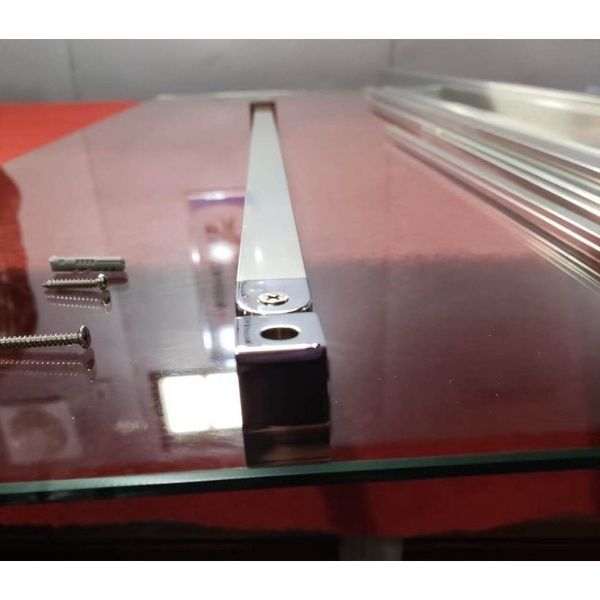 купити Шторки скляні на ванну розсувні KOER SR BS06-120x150-TR-01 прозоре скло EASY CLEAN 6мм хром (KR5945) фото