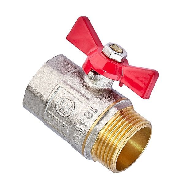 купить Кран шаровый Waterpro WP607-25FMW - 1" ГШБ (стальная бабочка) (WP3295) фото