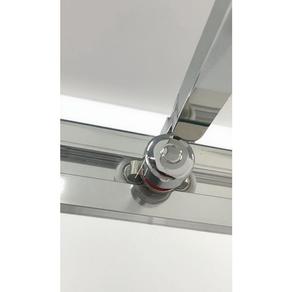 купити Шторки скляні на ванну розсувні KOER SR BS06-120x150-TR-01 прозоре скло EASY CLEAN 6мм хром (KR5945) фото