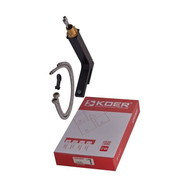 купити Змішувач для умивальника Koer KB-11009-05 високий (Колір чорний) (KR3501) фото