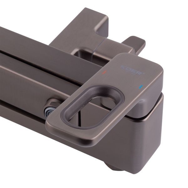 купить Душевая колонна со смесителем KOER KB-56031-07, 3 функции (Цвет графит) (KR5440) фото