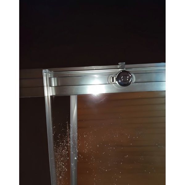 купити Шторки скляні на ванну розсувні KOER SR BS06-120x150-TR-01 прозоре скло EASY CLEAN 6мм хром (KR5945) фото