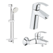 Комплект змішувачів для ванної кімнати Grohe Eurosmart New (UA123246M0) UA123246M0 фото 1