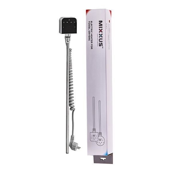 купить Електричний ТЕН MIXXUS TEH-0203 CHROME для сушарок рушників 300W (Колір хром) (MI6634) фото