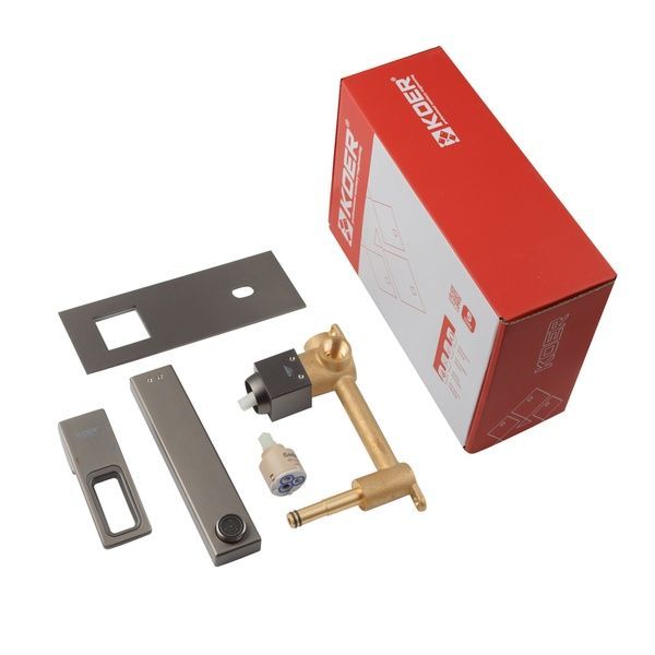 купить Смеситель для умывальника встроенный KOER KB-16009-07 (Цвет графит) (KR5981) фото
