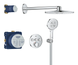 Душова система прихованого монтажу з термостатом Grohe Grohtherm SmartControl (34863000) 34863000 фото 1