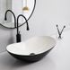 Раковина накладна Mixxus Premium WAVE-0105 WHITE-BLACK 620х360х160mm (MP6558) MP6558 фото 3