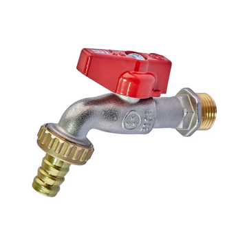 купить Кран садовий Roho R363-050 -1/2", ручка "метелик" червона (RO0240) фото