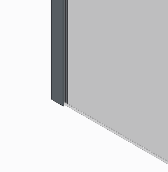 купити Душова перегородка Koer SR SP01-90x200-TR-01 Walk-In прозоре скло Easy Clean 8мм, хром (KR5392) фото