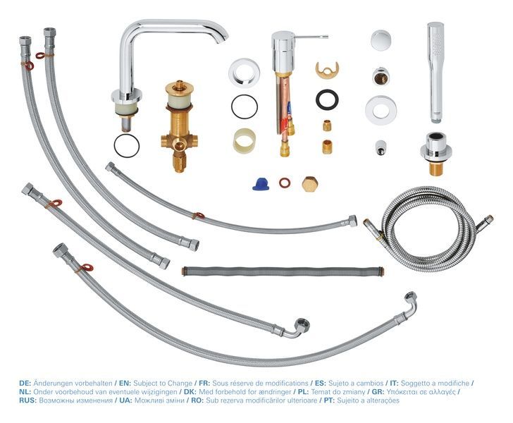 купити Змішувач на борт ванни на 4 отвори Grohe Essence New (19578001) фото