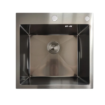 купить Мойка из нерж. стали MIXXUS MH5050 DECOR GRAPHITE(3.0/0.8) (Цвет графит) (MX1929) фото