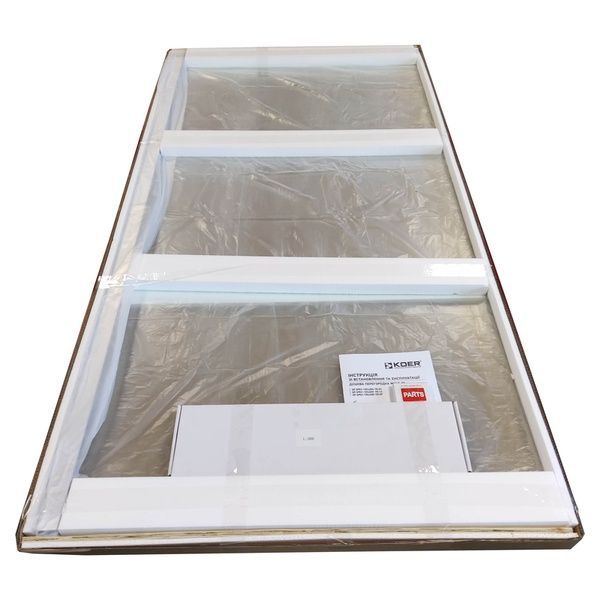купити Душова перегородка Koer SR SP02-100x200-TR-01 Walk-In прозоре скло Easy Clean 8мм, хром (KR5395) фото