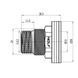 Врезка в бак с контргайкой NOLF NFC.450-06 - 1/2" (латунная) (NF3239) NF3239 фото 2