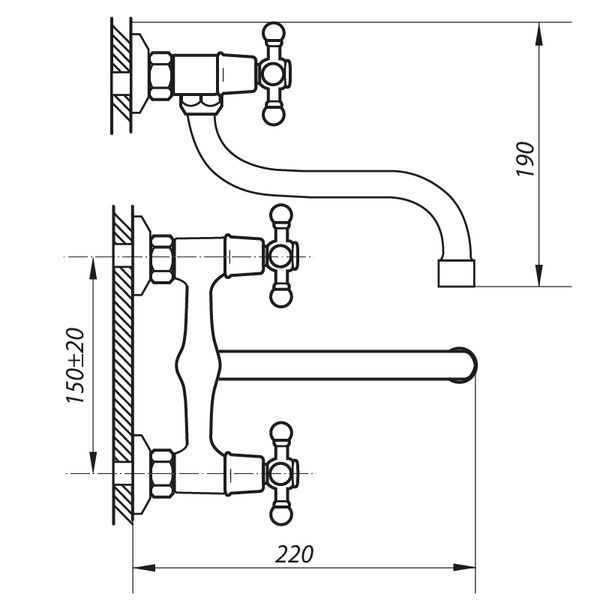 купити Змішувач для кухні Zerix TZK 605 (ZX0100) фото