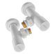 Комплект кранів рушникосушарки кутовий M1/2''xM1/2'' подовжений KOER KR.SET.534 WHITE (KR5843) KR5843 фото 6
