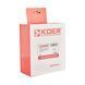 Комплект кранів рушникосушарки кутовий M1/2''xM1/2'' подовжений KOER KR.SET.534 WHITE (KR5843) KR5843 фото 4