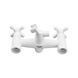 Змішувач для ванни Plamix Pablo -140 EURO SET White (з шлангом та лійкою) (PM0670) PM0670 фото 5