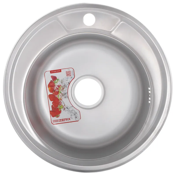 купить Мойка кухонная Zerix Z490-06-180MD (micro decor) (ZS0557) фото