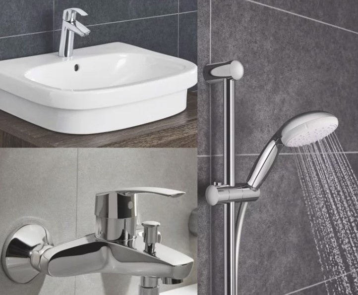 Набір змішувачів Grohe Eurosmart M-Size для ванної кімнати (123246M) 123246M фото