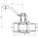 Кран кульовий Koer 1/2" ГШР (KR.215) (KR0037) KR0037 фото 3