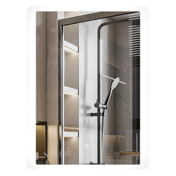 купить Дзеркало MIXXUS PREMIUM OLIVARY MR19-80x60-REVERSE з LED Touch, Anti-fog, димером (3-6,5kK) (MP6628) фото