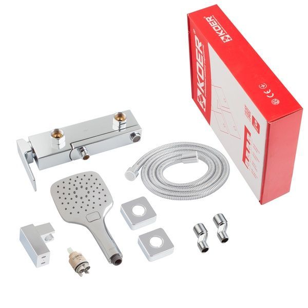 купить Смеситель для ванны с коротким изливом KOER KB-41039-01 (Цвет хром) (KR5996) фото