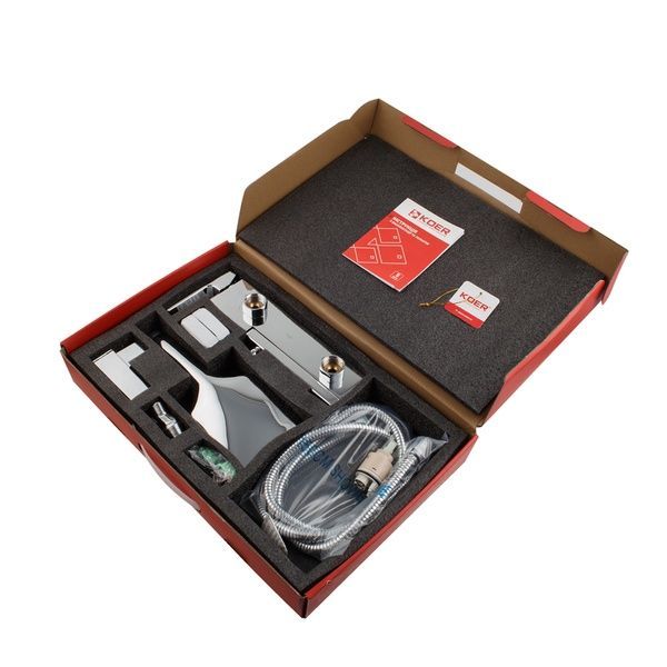 купить Смеситель для ванны с коротким изливом KOER KB-41039-01 (Цвет хром) (KR5996) фото