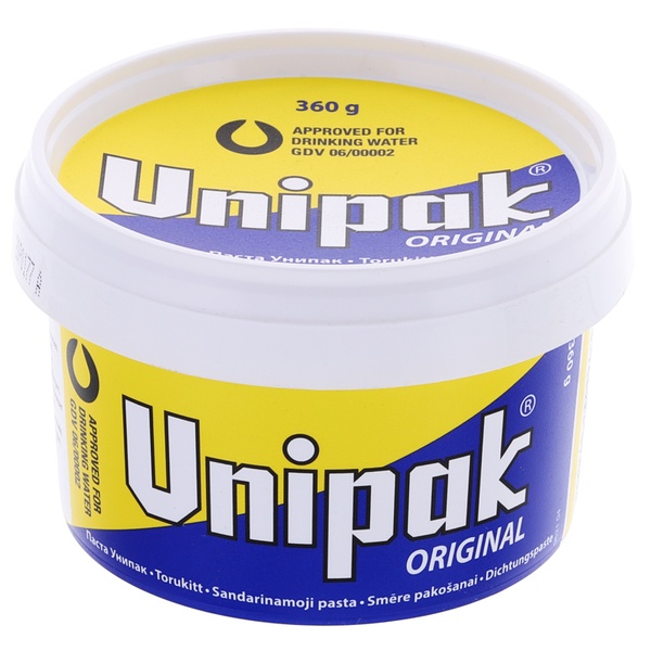 Паста для ущільнення різьбових з'єднань UNIPAK 360г. (в банці) (UP0580) UP0580 фото